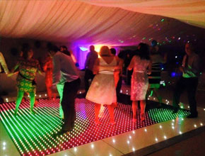 Wedding LED dancefloor